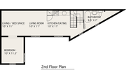 Modern Style House Plan - 1 Beds 1 Baths 983 Sq/Ft Plan #905-2 