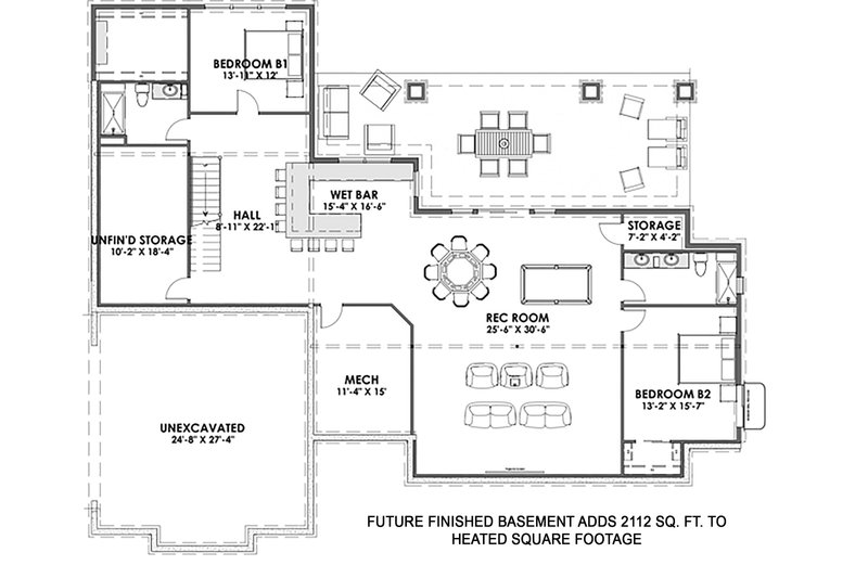 Farmhouse Style House Plan - 3 Beds 2.5 Baths 2479 Sq/Ft Plan #1069-17 ...