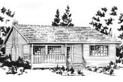 Cabin Style House Plan - 2 Beds 1 Baths 799 Sq/Ft Plan #18-162 