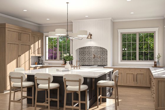 Interior - Kitchen 2 for Cottage House Plan #455-598 - 4 bed, 3.5 bath