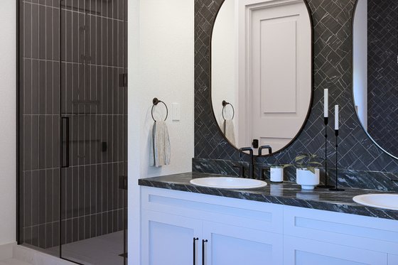 Interior - Master Bathroom 1 for Farmhouse House Plan #455-773 - 4 bed, 4 bath