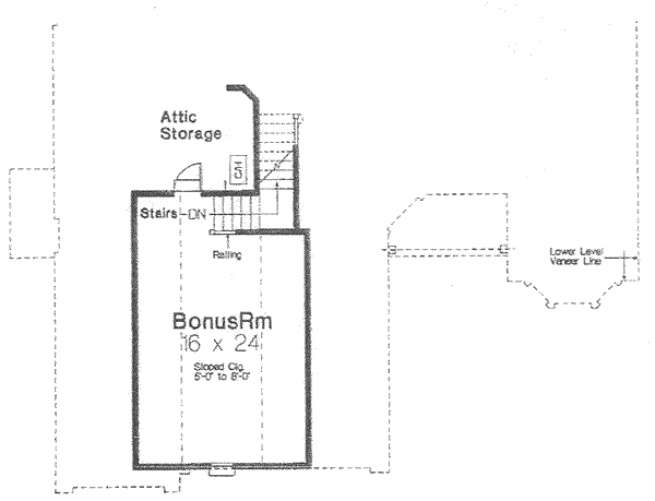 Tudor Floor Plan - Other Floor Plan #310-356