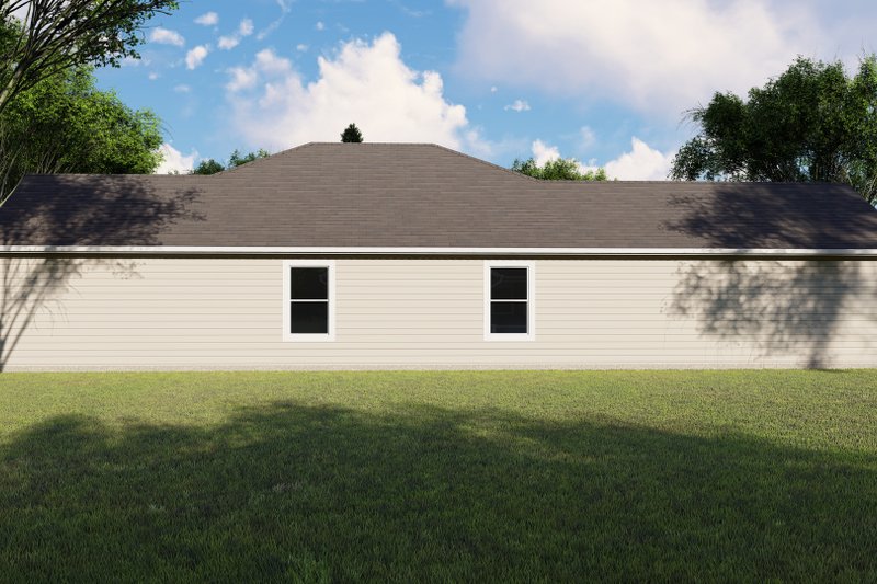 House Design - Exterior - Other Elevation 1 for Ranch House Plan #1064-40 - 3 bed, 2 bath