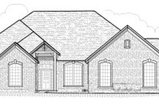 Exterior - Front Elevation for Traditional House Plan #65-425 - 3 bed, 3 bath