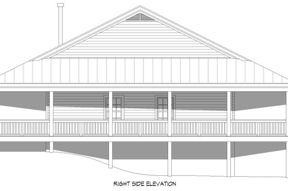Exterior - Other Elevation 1 for Country House Plan #932-308 - 4 bed, 3 bath