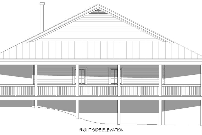 Home Plan - Exterior - Other Elevation 1 for Country House Plan #932-308 - 4 bed, 3 bath
