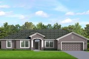 Ranch Style House Plan - 4 Beds 2 Baths 2282 Sq/Ft Plan #1058-191 