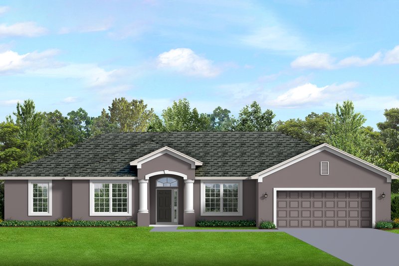 House Plan Design - Ranch Exterior - Front Elevation Plan #1058-191