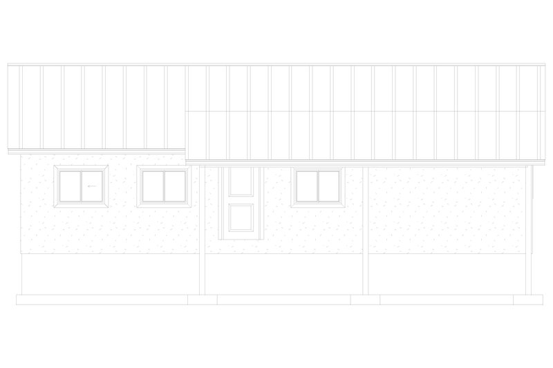 Architectural House Design - Exterior - Front Elevation 7 for Cabin House Plan #1060-450 - 2 bed, 2 bath