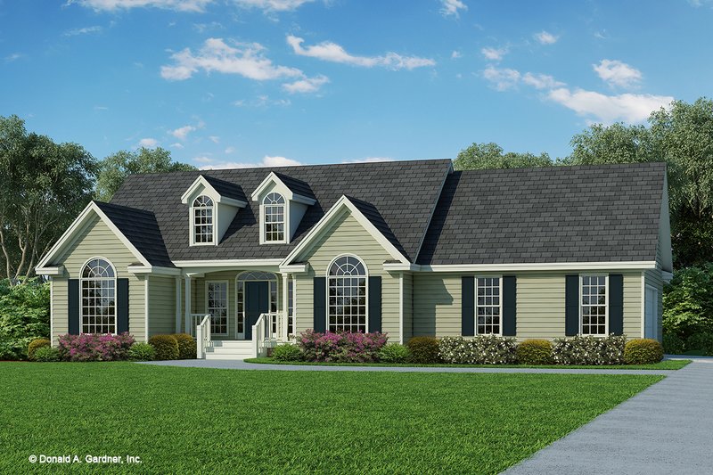 House Design - Ranch Exterior - Front Elevation Plan #929-356