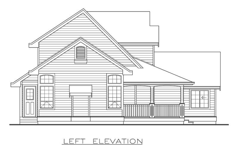 Dream House Plan - Exterior - Other Elevation for Craftsman House Plan #1100-155 - 4 bed, 2.5 bath