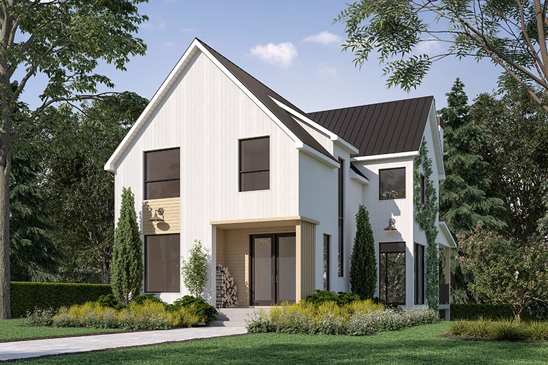 Dream House Plan - Modern Exterior - Front Elevation Plan #23-2853