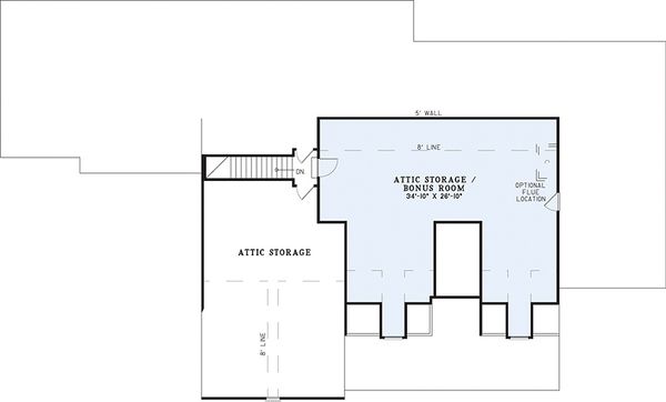 Home Plan - European Floor Plan - Upper Floor Plan #17-2272