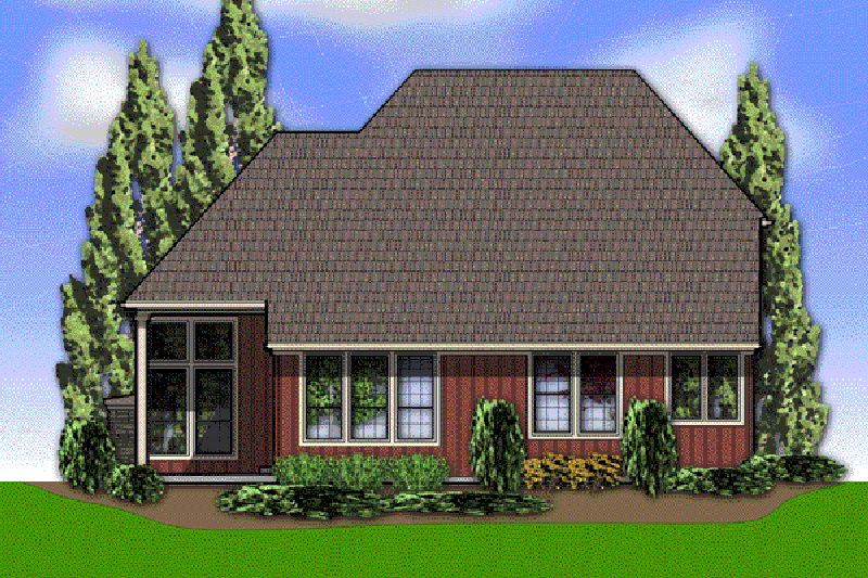 Home Plan - Photo 4 for Traditional House Plan #48-526 - 3 bed, 2.5 bath