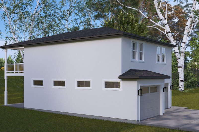 House Design - Exterior - Other Elevation for Craftsman House Plan #1060-327 - 2 bed, 2 bath