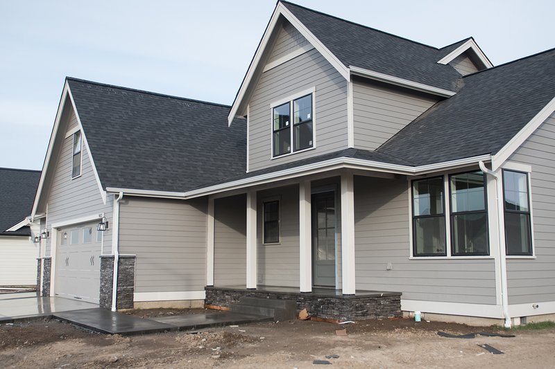 House Blueprint - Exterior - Front Elevation 4 for Craftsman House Plan #1070-35 - 4 bed, 2.5 bath