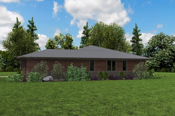 Exterior - Other Elevation 2 for Contemporary House Plan #48-958 - 3 bed, 2.5 bath