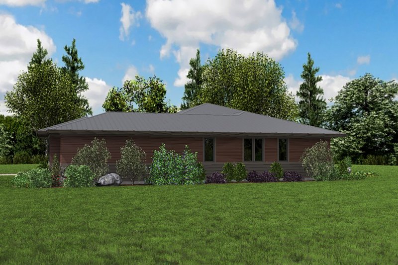 House Plan Design - Exterior - Other Elevation 2 for Contemporary House Plan #48-958 - 3 bed, 2.5 bath