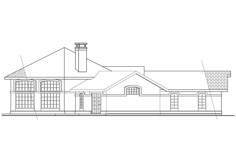 Home Plan - Exterior - Other Elevation House Plan #124-249 - 3 bed, 2 bath
