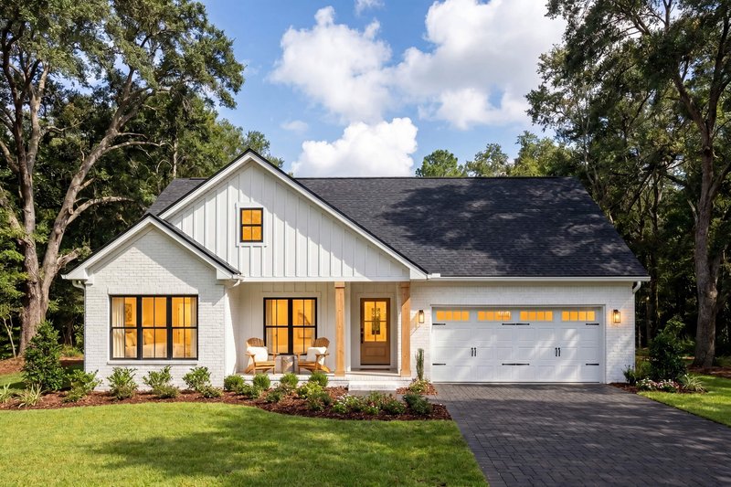 Dream House Plan - Exterior - Front Elevation 4 for Farmhouse House Plan #430-441 - 3 bed, 2 bath