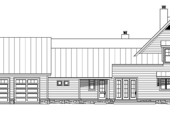 Exterior - Other Elevation 2 for Traditional House Plan #932-212 - 5 bed, 4.5 bath