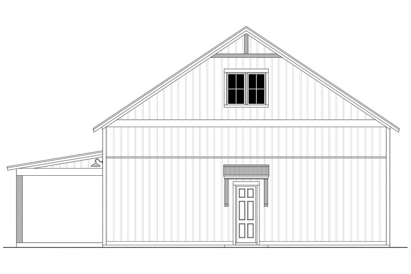 Home Plan - Exterior - Other Elevation 1 for Barndominium House Plan #430-333 - 3 bed, 2.5 bath