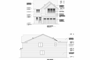 Exterior - Other Elevation for Craftsman House Plan #53-721 - 5 bed, 2.5 bath