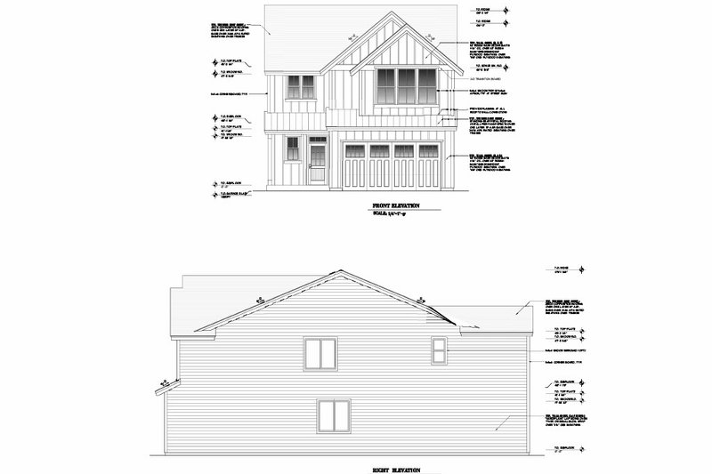 Home Plan - Exterior - Other Elevation for Craftsman House Plan #53-721 - 5 bed, 2.5 bath