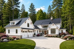 House Plan Design - Exterior - Front Elevation for Farmhouse House Plan #928-14 - 3 bed, 3.5 bath