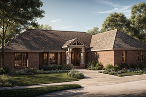 Traditional Exterior - Front Elevation Plan #30-363