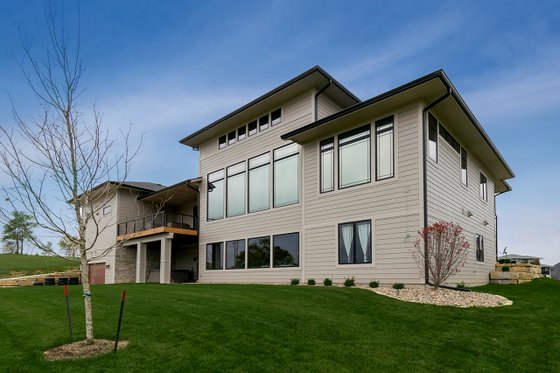 Exterior - Rear Elevation for Craftsman House Plan #70-1486 - 2 bed, 3 bath