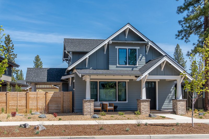 Home Plan - Exterior - Front Elevation 2 for Craftsman House Plan #895-170 - 3 bed, 2.5 bath