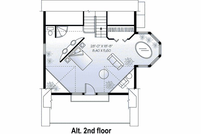 Dream House Plan - Floor Plan - Other Floor for Cottage House Plan #23-505 - 2 bed, 1.5 bath