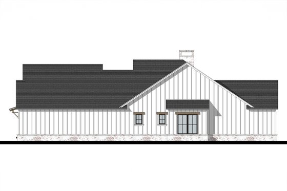 Exterior - Other Elevation 1 for Farmhouse House Plan #1103-5 - 4 bed, 3 bath