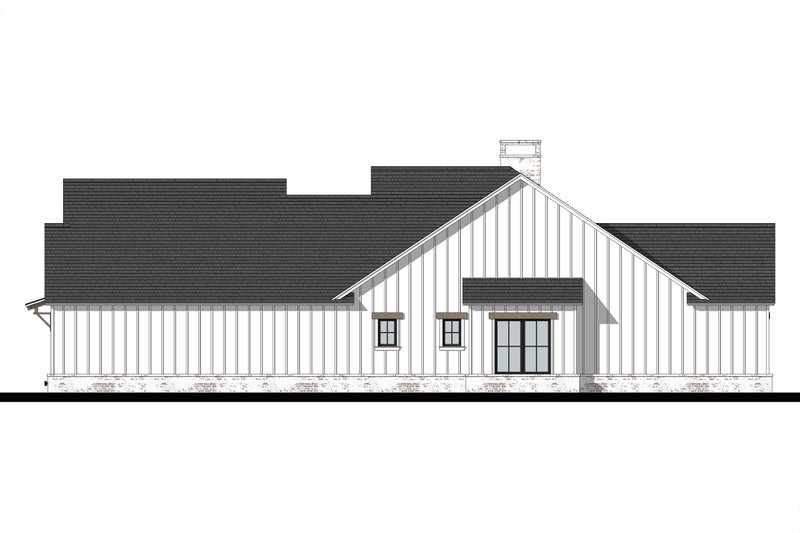Dream House Plan - Exterior - Other Elevation 1 for Farmhouse House Plan #1103-5 - 4 bed, 3 bath