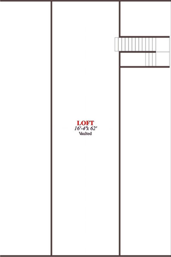 Country Floor Plan - Upper Floor Plan #63-332