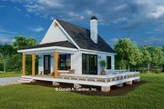 Cabin Style House Plan - 0 Beds 1 Baths 603 Sq/Ft Plan #929-1142 