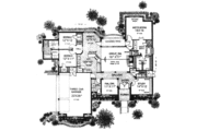 European Style House Plan - 3 Beds 2.5 Baths 2547 Sq/Ft Plan #310-844 
