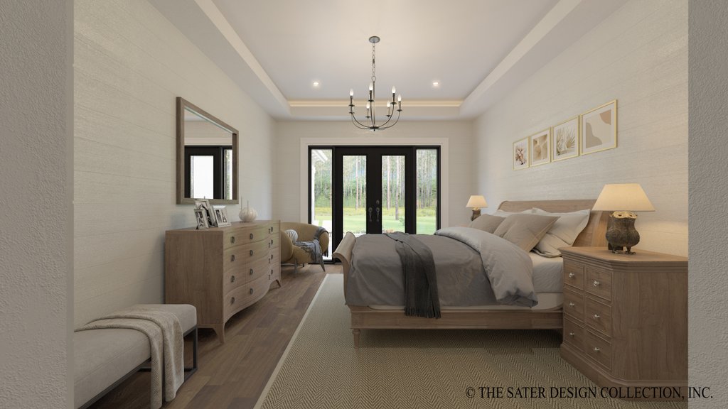 Interior - Master Bedroom for Farmhouse House Plan #930-553 - 3 bed, 3.5 bath