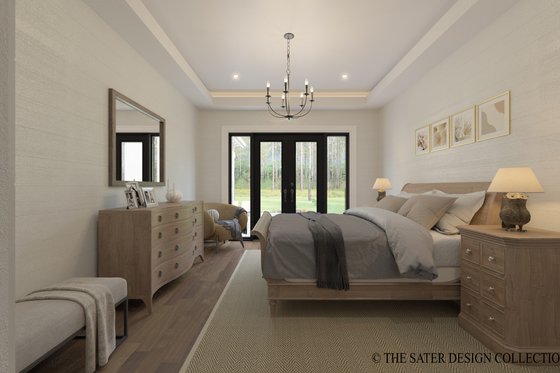 Interior - Master Bedroom for Farmhouse House Plan #930-553 - 3 bed, 3.5 bath
