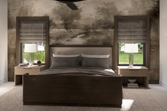 Interior - Master Bedroom for Barndominium House Plan #455-723 - 5 bed, 4 bath