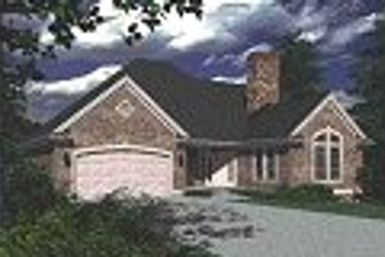 Exterior - Other Elevation for European House Plan #48-132 - 5 bed, 3.5 bath
