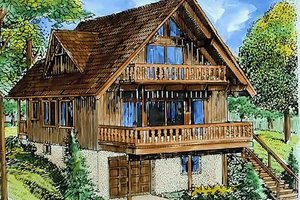 Home Plan - Cottage Exterior - Front Elevation Plan #320-293