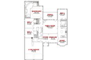 European Style House Plan - 4 Beds 3 Baths 2259 Sq/Ft Plan #63-254 