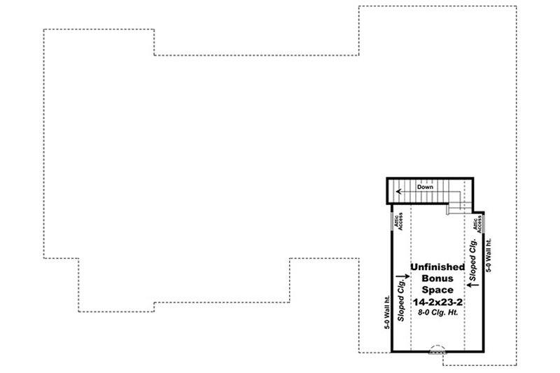 Dream House Plan - Floor Plan - Upper Floor for Southern House Plan #21-318 - 4 bed, 2.5 bath