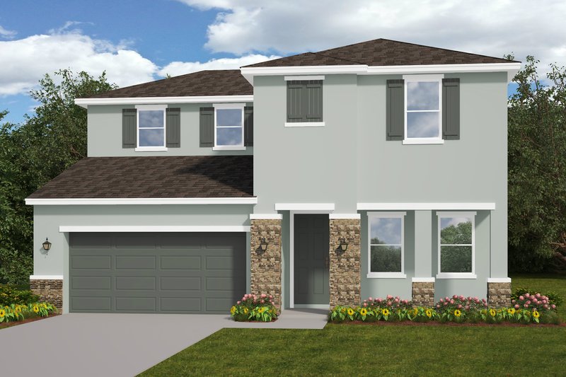 Dream House Plan - Traditional Exterior - Front Elevation Plan #1058-263