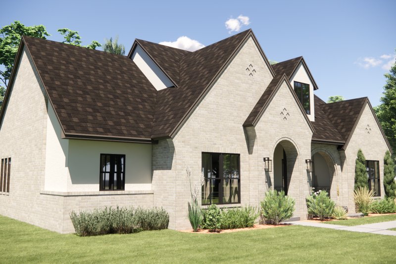 Dream House Plan - Exterior - Front Elevation 6 for European House Plan #1098-11 - 3 bed, 2.5 bath
