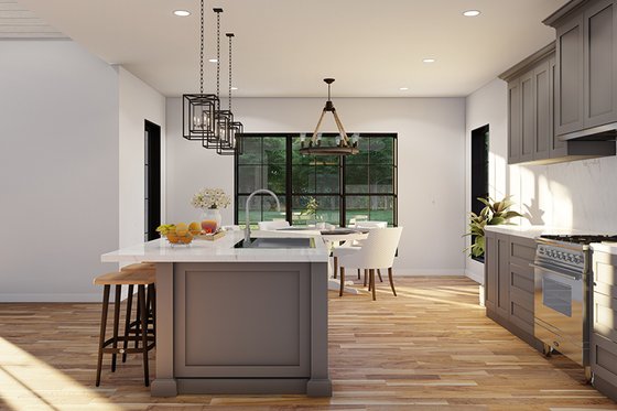 Interior - Other 1 for European House Plan #923-48 - 3 bed, 2 bath