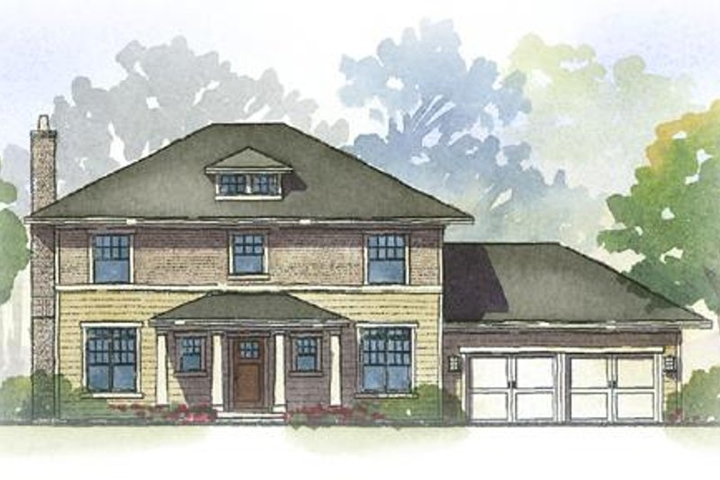 Traditional Style House Plan - 3 Beds 2.5 Baths 2294 Sq/Ft Plan #901-19