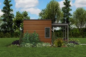 Exterior - Other Elevation for Contemporary House Plan #48-953 - 1 bed, 1 bath